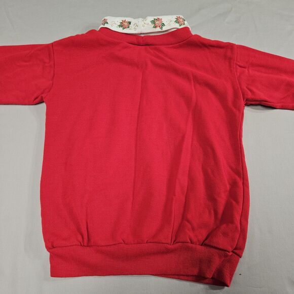 Vintage Nutcracker Christmas Teddy Bears Sweatshirt Turtleneck Youth Medium 5/6 - Picture 5 of 8